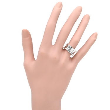 ブルガリ BVLGARI ビーゼロワン B-zero1 3バンド ホワイトゴールド K18WG #49(JP9) リング 指輪 18K WG 750 18金 8.5号