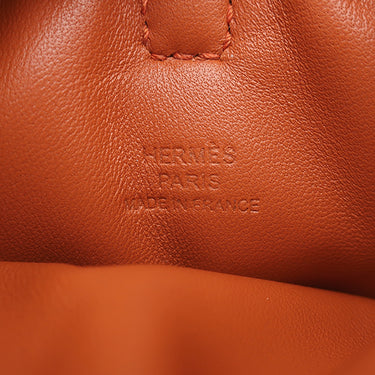 エルメス HERMES ピロ ブループリュム×コーネリアン スイフト アニョーミロ ポーチ シルバー金具 新品 未使用 スマートフォンケース