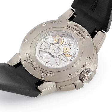 腕時計 ハリーウィンストン Harry Winston オーシャン プロジェクト Z8 デュアルタイム OCEATZ44ZZ009 自動巻き メンズ 黒 青 赤 GMT 限定
