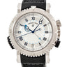 腕時計 ブレゲ BREGUET マリーン ロイヤル 5847BB/12/5ZV 自動巻き メンズ K18WG無垢 シルバー アラーム機能 ギョーシェ 青針