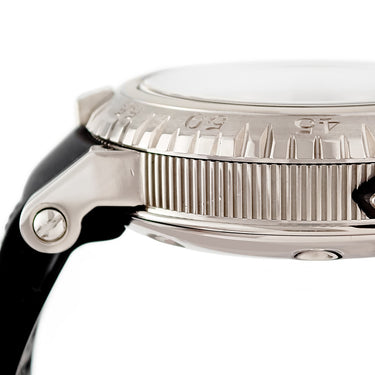 腕時計 ブレゲ BREGUET マリーン ロイヤル 5847BB/12/5ZV 自動巻き メンズ K18WG無垢 シルバー アラーム機能 ギョーシェ 青針