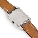 腕時計 エルメス HERMES ケープコッド PM CC1.210 クオーツ レディース シルバー ドゥブルトゥール アラビア スクエア