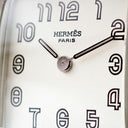 腕時計 エルメス HERMES ケープコッド PM CC1.210 クオーツ レディース シルバー ドゥブルトゥール アラビア スクエア