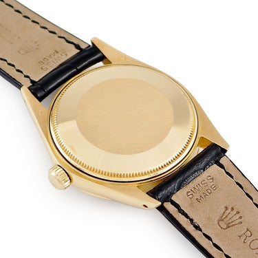 腕時計 ロレックス ROLEX オイスターパーペチュアル デイト 1504/8 自動巻き メンズ 25番台 K18YG無垢 ヴィンテージ モローベゼル