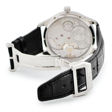 腕時計 IWC IWC ポルトギーゼ レギュレーター トゥールビヨン IW544601 手巻き メンズ Pt950 プラチナ オープンハート 限定