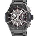 腕時計 ウブロ HUBLOT ビッグバン インテグレーテッド ブラックマジック 451.CX.1170.CX 自動巻き メンズ クロノグラフ デイト