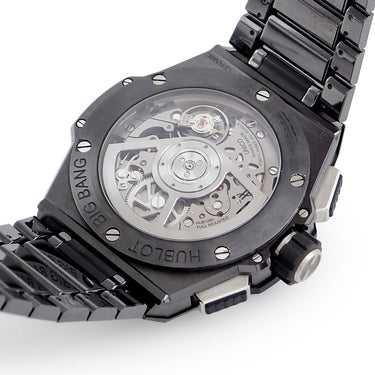 腕時計 ウブロ HUBLOT ビッグバン インテグレーテッド ブラックマジック 451.CX.1170.CX 自動巻き メンズ クロノグラフ デイト