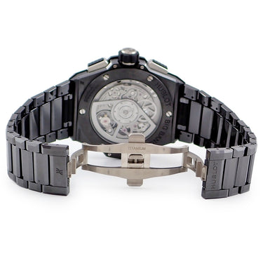 腕時計 ウブロ HUBLOT ビッグバン インテグレーテッド ブラックマジック 451.CX.1170.CX 自動巻き メンズ クロノグラフ デイト