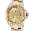 腕時計 ロレックス ROLEX ヨットマスター 16623 自動巻き メンズ G番 K18YG×SS コンビ シャンパン ベンツ針 回転ベゼル デイト