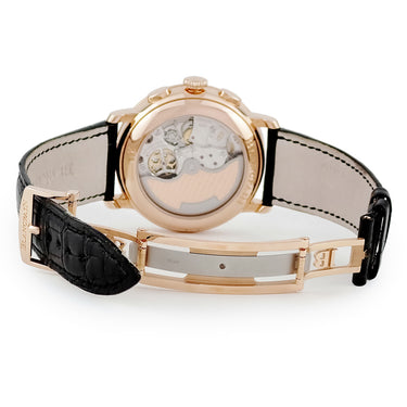 腕時計 ブランパン BLANCPAIN ヴィルレ フライバック クロノグラフ パルスメーター 6680F-3631-55B 自動巻き メンズ K18RG無垢 ローマン