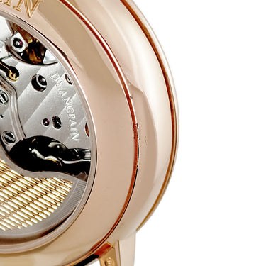 腕時計 ブランパン BLANCPAIN ヴィルレ フライバック クロノグラフ パルスメーター 6680F-3631-55B 自動巻き メンズ K18RG無垢 ローマン