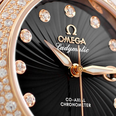 腕時計 オメガ OMEGA デ ヴィル レディマティック 425.68.34.20.51.001 自動巻き レディース K18RG無垢 純正ダイヤ スーパーノヴァ