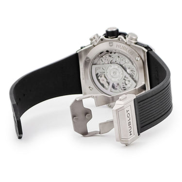 腕時計 ウブロ HUBLOT ビッグバン ウニコ チタニウム 441.NX.1170.RX.1104 自動巻き メンズ 純正ダイヤ マットブラック スケルトン