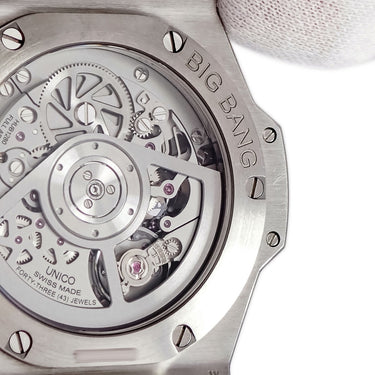腕時計 ウブロ HUBLOT ビッグバン ウニコ チタニウム 441.NX.1170.RX.1104 自動巻き メンズ 純正ダイヤ マットブラック スケルトン