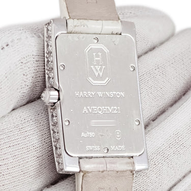 腕時計 ハリーウィンストン Harry Winston アヴェニュー クラシック オーロラ AVEQHM21WW231 クオーツ レディース K18WG無垢 純正ダイヤ