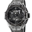 腕時計 ウブロ HUBLOT ビッグバン ウニコ サンブルー II オールブラック 418.CX.1114.RX.MXM20 自動巻き メンズ クロノグラフ 限定