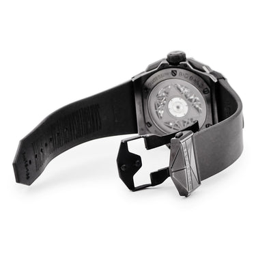 腕時計 ウブロ HUBLOT ビッグバン ウニコ サンブルー II オールブラック 418.CX.1114.RX.MXM20 自動巻き メンズ クロノグラフ 限定
