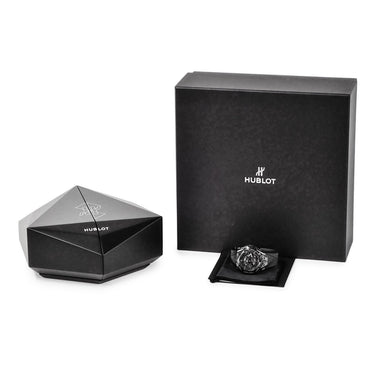 腕時計 ウブロ HUBLOT ビッグバン ウニコ サンブルー II オールブラック 418.CX.1114.RX.MXM20 自動巻き メンズ クロノグラフ 限定