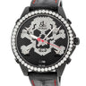 腕時計 ジェイコブ JACOB&CO 5タイムゾーン 47mm スカル リミテッド JC-SKULL9 クオーツ メンズ 純正ダイヤ 骸骨 ドクロ GMT 限定