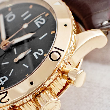 腕時計 ブレゲ BREGUET タイプXX トランスアトランティック 3820BR BR3820/F2/9W6 自動巻き メンズ K18PG無垢 フライバック クロノグラフ