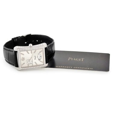 腕時計 ピアジェ PIAGET エンペラドール G0A33073 自動巻き メンズ K18WG無垢 純正ダイヤ シェル シルバー パワーリザーブ
