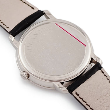 腕時計 ブランパン BLANCPAIN ヴィルレ インバーテッド 6616-1527-55B 手巻き メンズ K18WG無垢 ローマン ホワイトセラミック