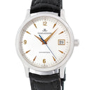 腕時計 ジャガールクルト JAEGER LECOULTRE マスター コントロール 140.6.89 自動巻き メンズ Pt950無垢 プラチナ デイト シルバー 限定