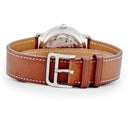 腕時計 エルメス HERMES クリッパー GMT パワーリザーブ CL5.710 自動巻き メンズ ドゥブルトゥール ホワイト アラビア デイト