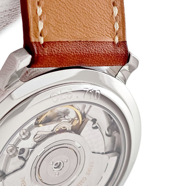 腕時計 エルメス HERMES クリッパー GMT パワーリザーブ CL5.710 自動巻き メンズ ドゥブルトゥール ホワイト アラビア デイト