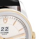 腕時計 チュードル TUDOR グラマー ダブルデイト 57103 自動巻き メンズ I番 K18YG×SS シルバー スモールセコンド チューダー