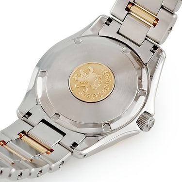 腕時計 グランドセイコー Grand Seiko 9Fクォーツ SBGX036 9F62-0A70 クオーツ メンズ K18YG×SS コンビ デイト ギョーシェ 十二角形