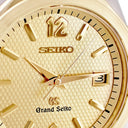 腕時計 グランドセイコー Grand Seiko 9Fクォーツ SBGX036 9F62-0A70 クオーツ メンズ K18YG×SS コンビ デイト ギョーシェ 十二角形