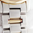 腕時計 グランドセイコー Grand Seiko 9Fクォーツ SBGX036 9F62-0A70 クオーツ メンズ K18YG×SS コンビ デイト ギョーシェ 十二角形