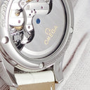 腕時計 オメガ OMEGA デ ヴィル コーアクシャル クロノグラフ 4877.74.34 自動巻き レディース 純正ダイヤ ピンク シェル