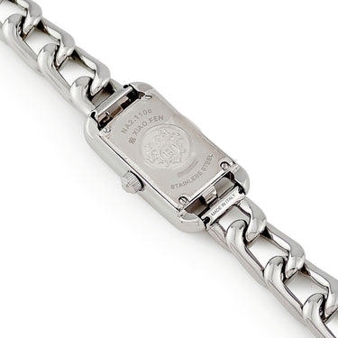 腕時計 エルメス HERMES ナンタケット PM NA2.110c クオーツ レディース 純正ダイヤ ブルー アベンチュリン 角型 チェーンブレス