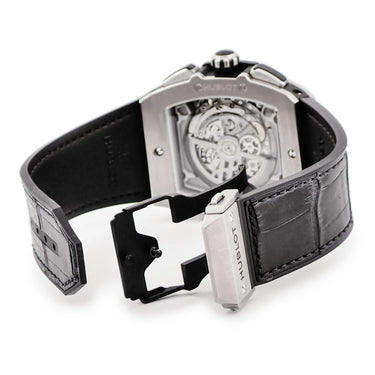 腕時計 ウブロ HUBLOT スピリット オブ ビッグバン チタニウム パヴェ 601.NX.0173.LR.1704 自動巻き メンズ 純正ダイヤ デイト
