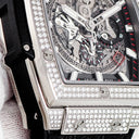 腕時計 ウブロ HUBLOT スピリット オブ ビッグバン チタニウム パヴェ 601.NX.0173.LR.1704 自動巻き メンズ 純正ダイヤ デイト