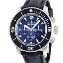 腕時計 ブランパン BLANCPAIN フィフティファゾムス フライバック クロノグラフ 5085FB-1140-52B 自動巻き メンズ ブルー ダイバーズ