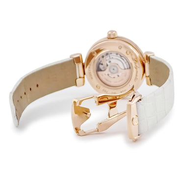 腕時計 オメガ OMEGA デ ヴィル レディマティック 425.63.34.20.55.001 自動巻き レディース K18RG無垢 純正ダイヤ 白 シェル