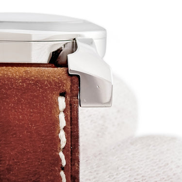 腕時計 エルメス HERMES Hウォッチ ロンド HR1.210 クオーツ レディース ホワイト 白 放射状 ラジアル アラビア