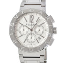 腕時計 ブルガリ BVLGARI ブルガリブルガリ クロノグラフ BB42SSCH AUTO 自動巻き メンズ シルバー デイト スモールセコンド