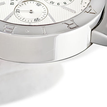 腕時計 ブルガリ BVLGARI ブルガリブルガリ クロノグラフ BB42SSCH AUTO 自動巻き メンズ シルバー デイト スモールセコンド