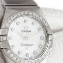 腕時計 オメガ OMEGA コンステレーション 123.15.24.60.55.003 クオーツ レディース 純正ダイヤ ホワイト シェル