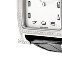 腕時計 エルメス HERMES Hウォッチ MM HH1.531 クオーツ メンズ レディース 純正ダイヤ ホワイト シェル アラビア H型 ミディアム