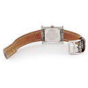 腕時計 エルメス HERMES Hウォッチ ミニ TPM HH1.132 W057239WW00 クオーツ レディース 純正ダイヤ ホワイト シェル スクエア