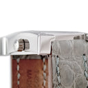 腕時計 エルメス HERMES Hウォッチ ミニ TPM HH1.132 W057239WW00 クオーツ レディース 純正ダイヤ ホワイト シェル スクエア