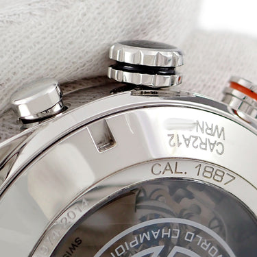 腕時計 タグホイヤー TAG Heuer カレラ 1887 クロノグラフ マクラーレン 40周年記念 CAR2A12.FT6033 自動巻き メンズ ホワイト 限定