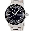 腕時計 ジン SINN 104 St Sa I 104.010 自動巻き メンズ ブラック 黒 バー 回転ベゼル デイデイト パイロットウォッチ
