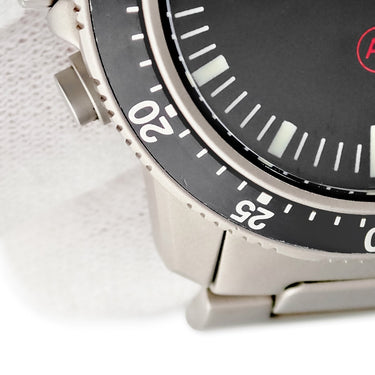 腕時計 ジン SINN クロノグラフ ミッションタイマー 503.EZM-1 自動巻き メンズ ブラック 9時位置リューズ デイト 回転ベゼル