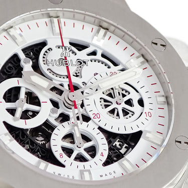 腕時計 ウブロ HUBLOT ビッグバン アエロバン オールホワイト 311.SE.2113.VR.JDR14 自動巻き メンズ スモールセコンド 日本限定